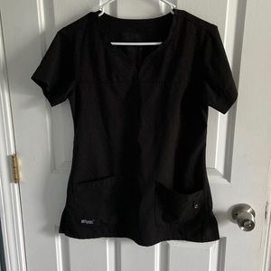 Black Grey’s Anatomy signature scrub top size small